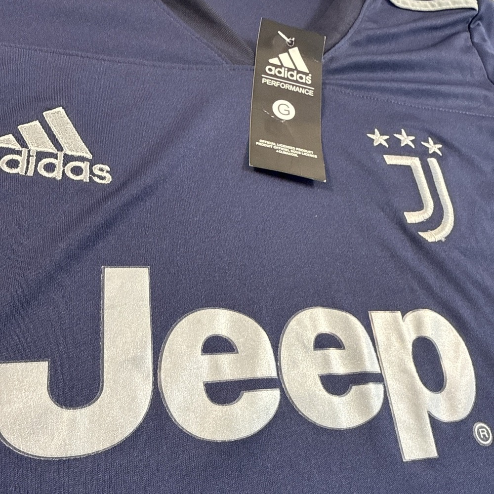 Juventus Navy Blue Away Aeroready Adidas‎ Jersey Mens Large Soccer, NWT - Picture 3 of 9